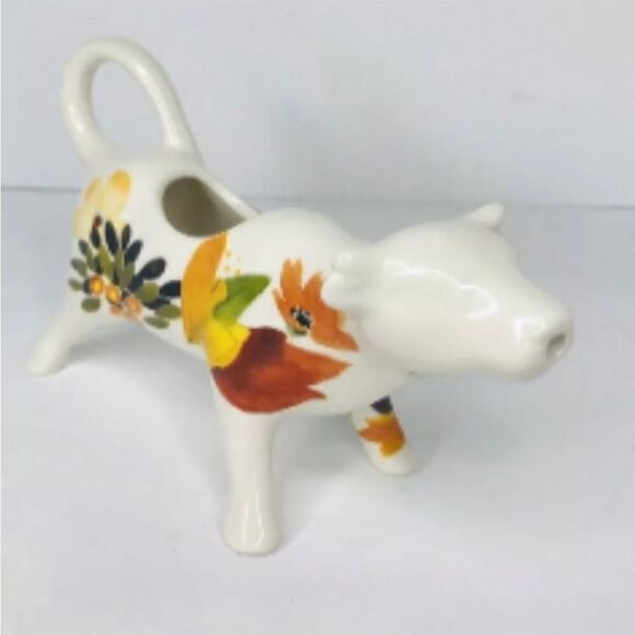 ❤️Rare - The Pioneer Woman Timeless Floral Cow Creamer - Picture 2 of 5